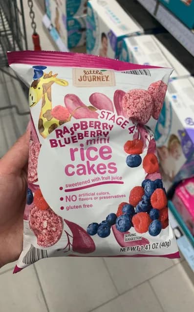 Is it Egg Free? Little Journey Raspberry Blueberry Mini Rice Cakes