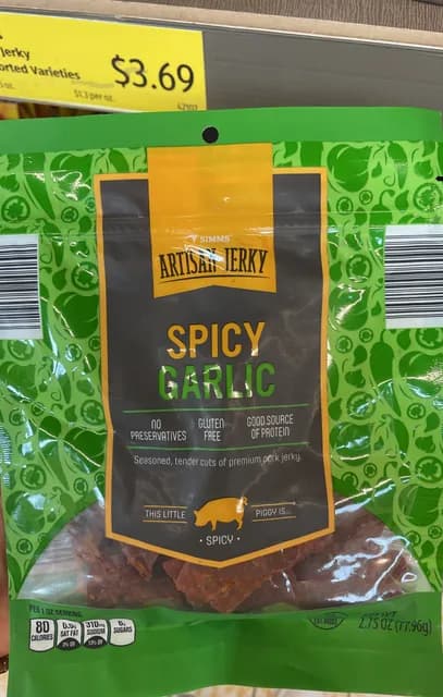 Is it Soy Free? Simms Artisan Jerky Spicy Garlic