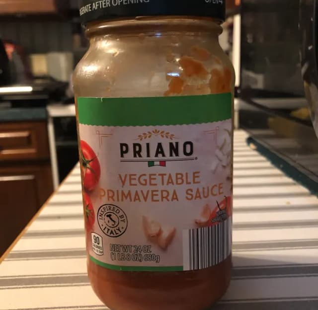 Is it Soy Free? Priano Vegetable Primavera Sauce