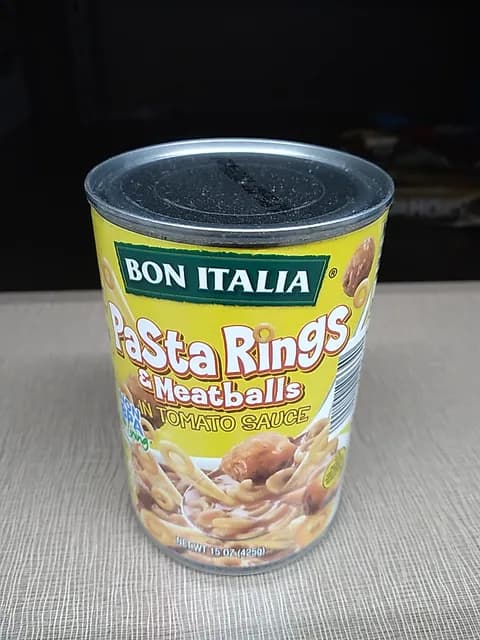 Is it Soy Free? Bon Italia Pasta Rings & Meatballs In Tomato Sauce