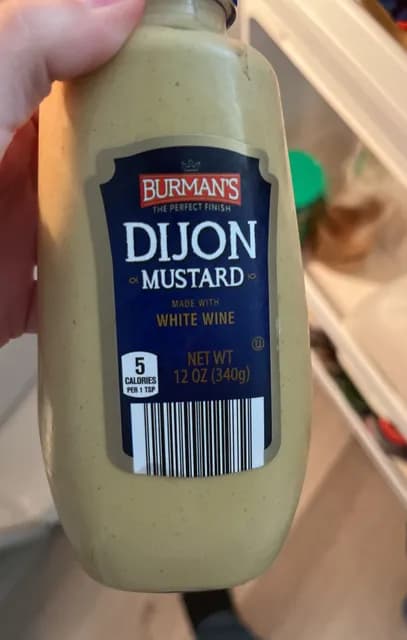 Is it Low Histamine? Burman's Dijon Mustard Made With White Wine