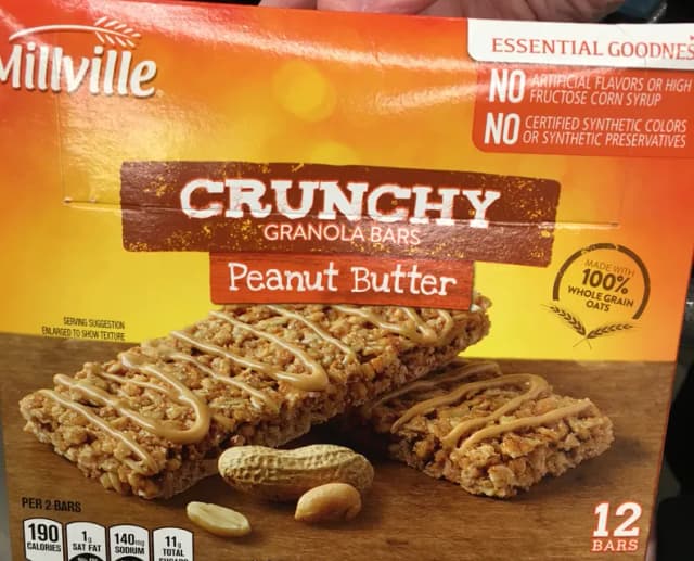 Is it Gluten Free? Millville Crunchy Granola Bars Peanut Butter