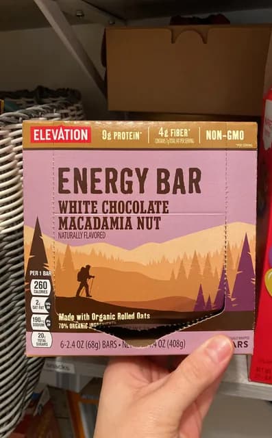 Is it Egg Free? Elevation Energy Bar White Chocolate Macadamia Nut