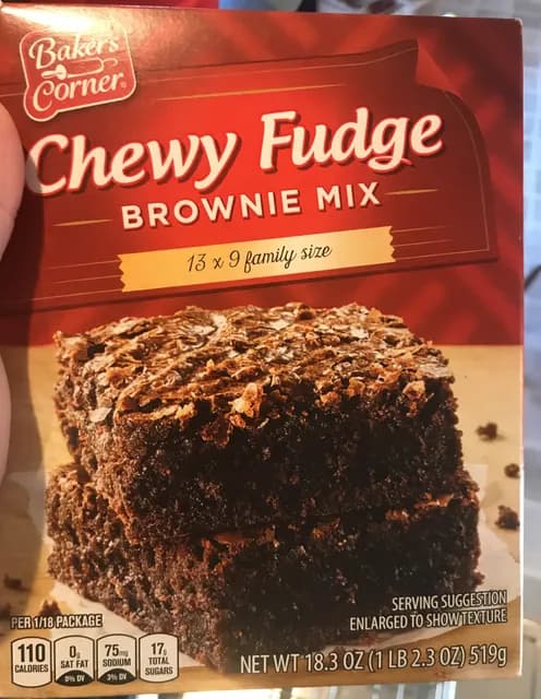 Is it Egg Free? Baker's Corner Chewy Fudge Brownie Mix