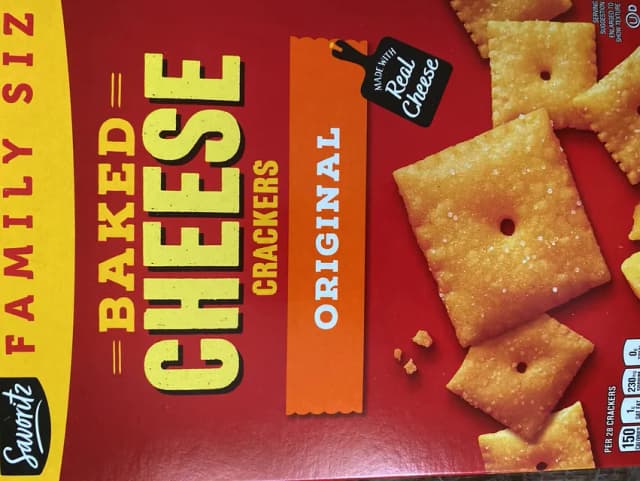 Is it Vegetarian? Savoritz Baked Cheese Crackers Original