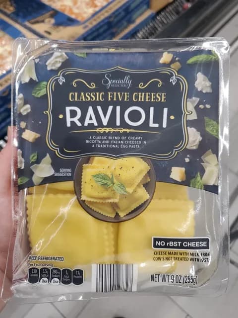 Is it Egg Free? Specially Selected Classic Five Cheese Ravioli