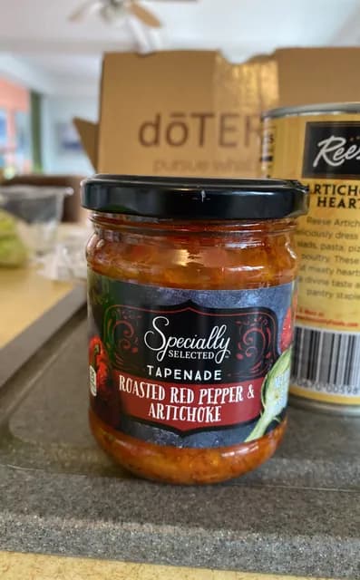 Is it Egg Free? Specially Selected Tapenade Roasted Red Pepper & Artichoke