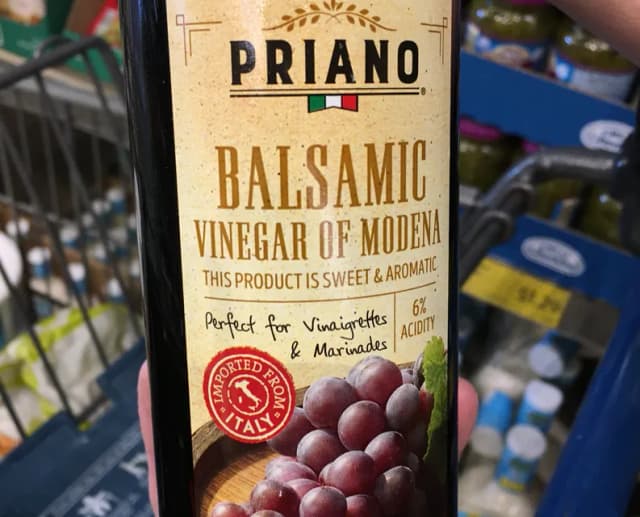 Is it Egg Free? Priano Balsamic Vinegar Of Modena 6% Acidity