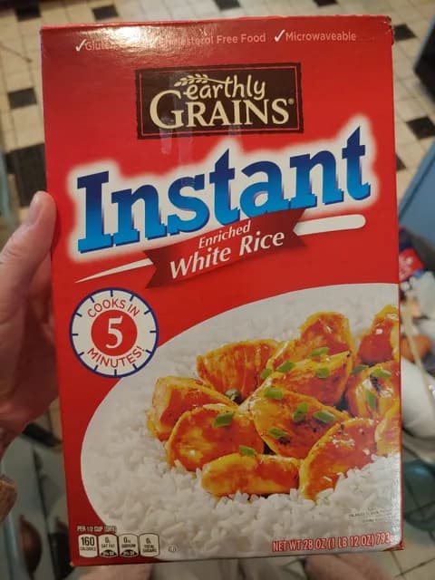 Is it Egg Free? Earthly Grains Instant Enriched White Rice