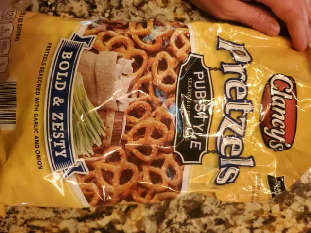 Is it Gelatin free? Clancy's Pub Style Bold & Zesty Pretzels