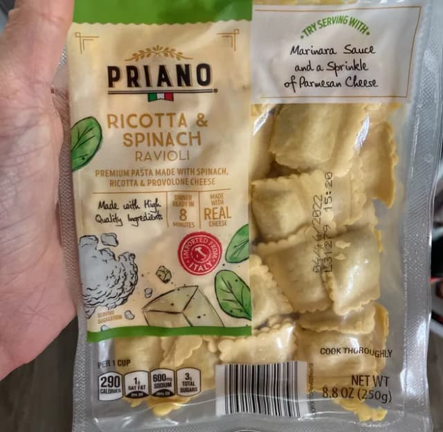 Is it Gelatin free? Priano Ricotta & Spinach Ravioli