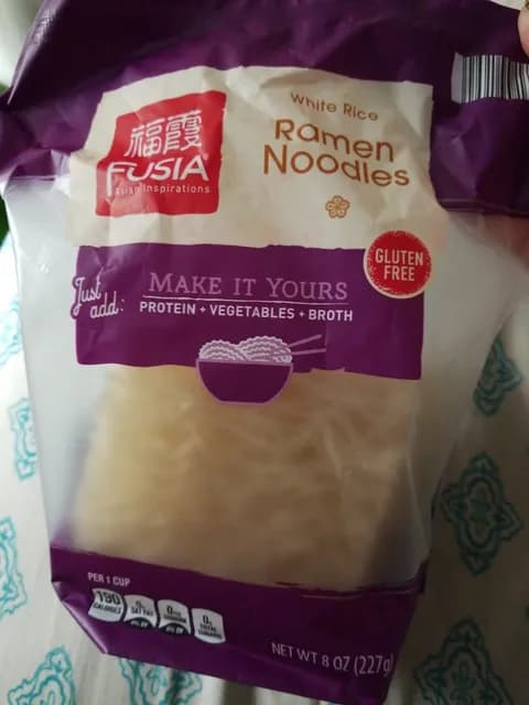 Is it Egg Free? Fusia Asian Inspirations White Rice Ramen Noodles