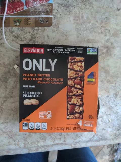 Is it Egg Free? Elevation Only Peanut Butter With Dark Chocolate Nut Bar