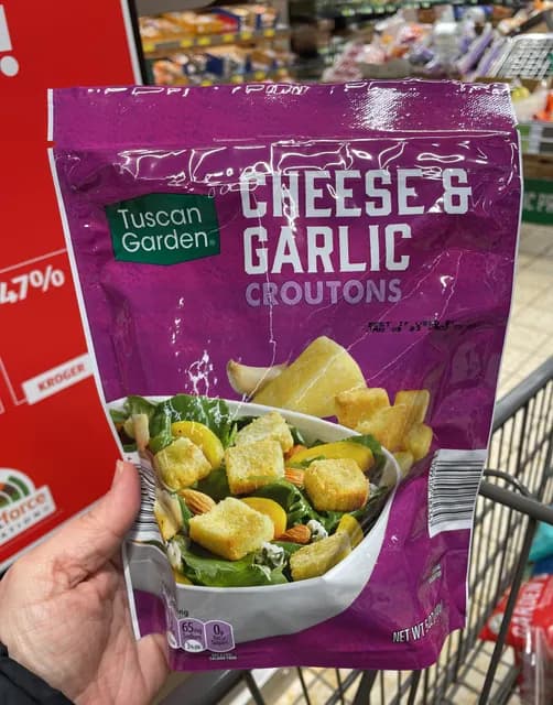 Is it Gelatin free? Tuscan Garden Cheese & Garlic Croutons