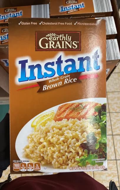 Is it Egg Free? Earthly Grains Instant Whole Grain Brown Rice