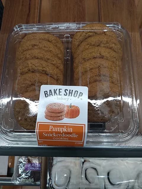 Is it Soy Free? Bake Shop Pumpkin Snickerdoodle Cookies