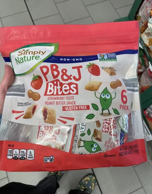 Is it Gelatin free? Simply Nature Pb&j Bites Strawberry Filled Peanut Butter Snack