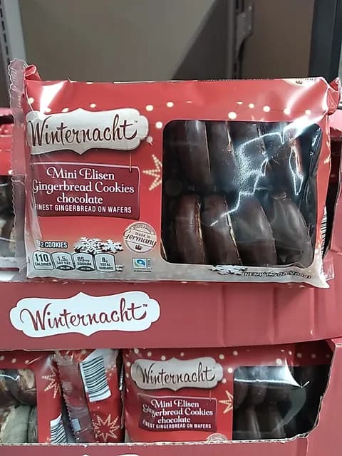 Is it Gelatin free? Winternacht Mini Elisen Gingerbread Cookies Chocolate