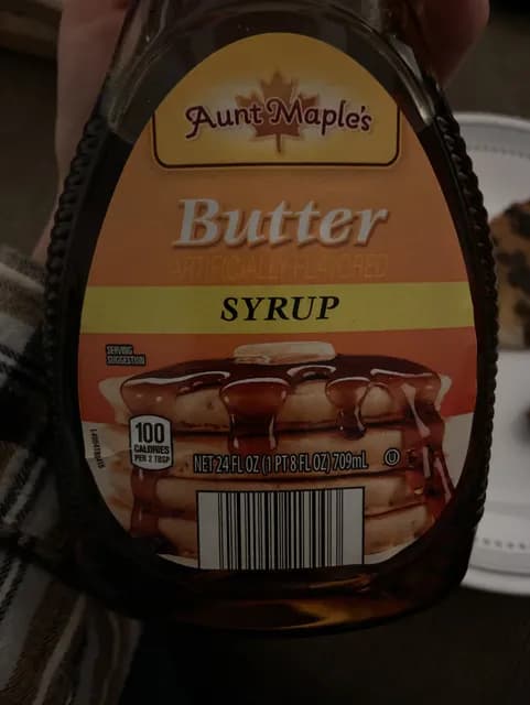 Is it Soy Free? Aunt Maple's Butter Syrup