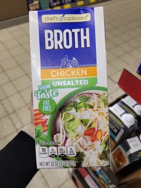 Is it Soy Free? Chef's Cupboard Unsalted Chicken Broth