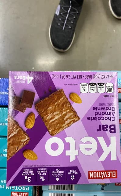 Is it Egg Free? Elevation Keto Bar Chocolate Almond Brownie Bars