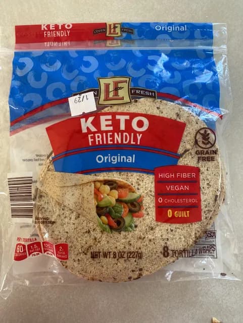 Is it Vegetarian? L'oven Fresh Keto Friendly Original Tortilla Wraps