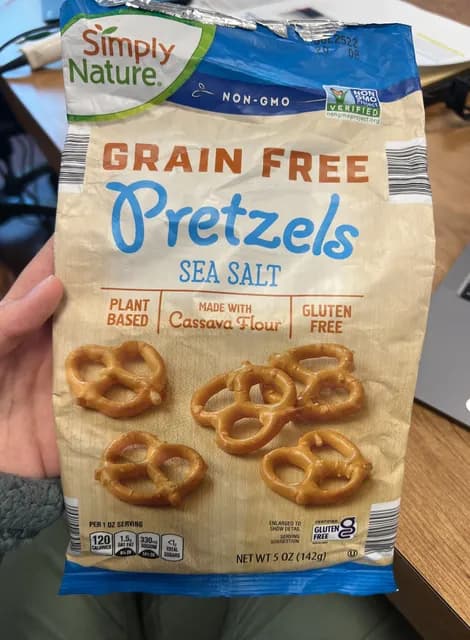 Is it Soy Free? Simply Nature Grain Free Pretzels Sea Salt