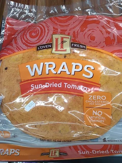 Is it Soy Free? L'oven Fresh Wraps Sun-dried Tomato