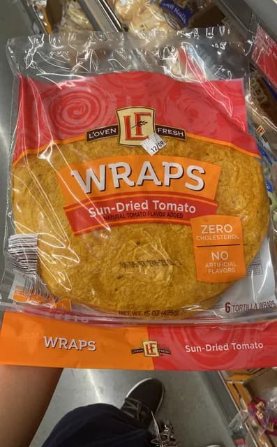 Is it Soy Free? L'oven Fresh Sun-dried Tomato Tortilla Wraps