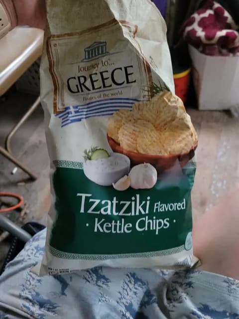 Is it Egg Free? Journey To... Greece Tzatziki Flavored Kettle Chips