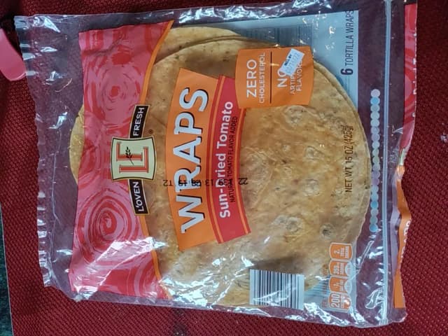 Is it Soy Free? L'oven Fresh Wraps Sun-dried Tomato Tortilla Wraps