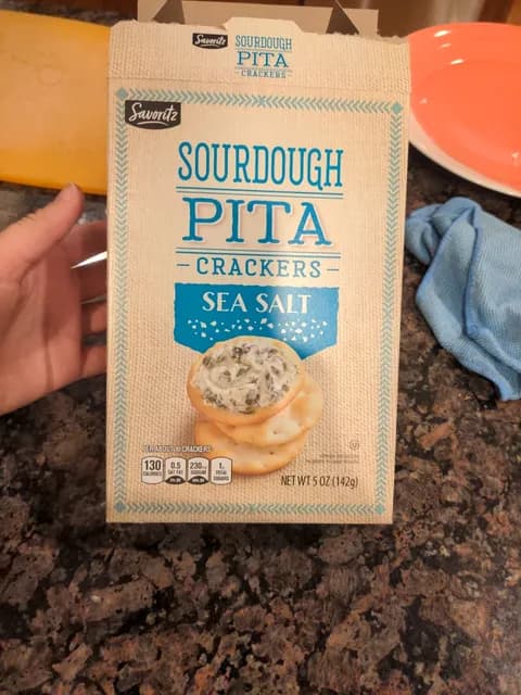 Is it Soy Free? Savoritz Sourdough Pita Crackers Sea Salt