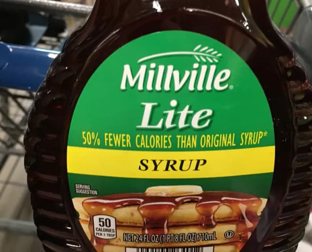 Is it Egg Free? Millville Lite Syrup