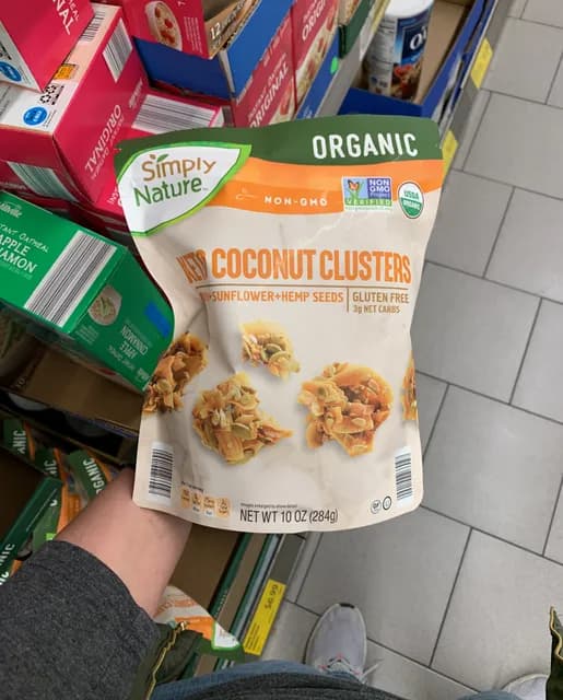 Is it Egg Free? Simply Nature Organic Non-gmo Keto Coconut Clusters