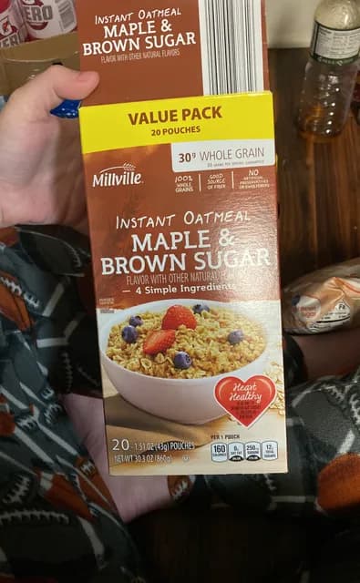 Is it Soy Free? Millville Maple & Brown Sugar Instant Oatmeal