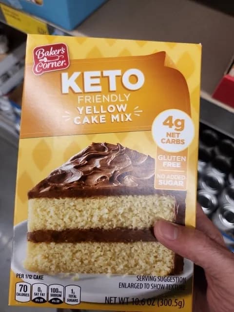 Is it Egg Free? Baker's Corner Keto Friendly Yellow Cake Mix