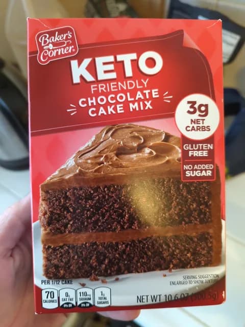 Is it Egg Free? Baker's Corner Keto Friendly Chocolate Cake Mix