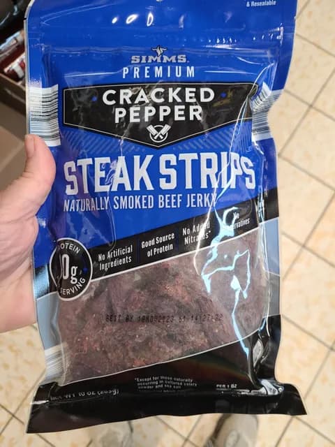 Is it Egg Free? Simms Premium Cracked Pepper Steak Strips