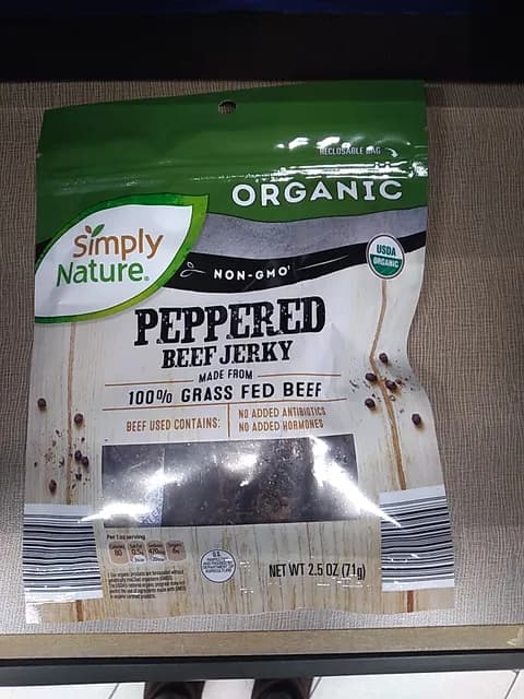 Is it Egg Free? Simply Nature Peppered Beef Jerky