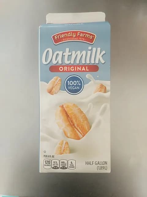 Is it Egg Free? Friendly Farms Original Oatmilk