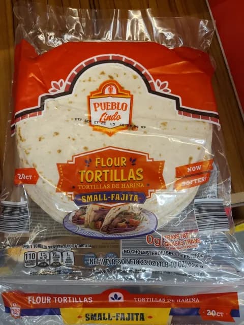 Is it Soy Free? Pueblo Lindo Flour Tortillas Small