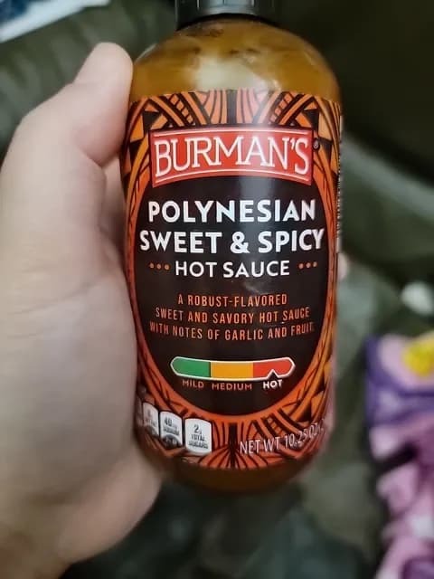 Is it Egg Free? Burman's Polynesian Sweet & Spicy Hot Sauce