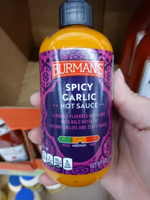 Is it Soy Free? Burman's Spice Garlic Hot Sauce