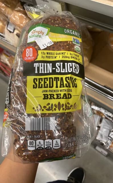 Is it Dairy Free? Simply Nature Thin-sliced Seedtastic Bread