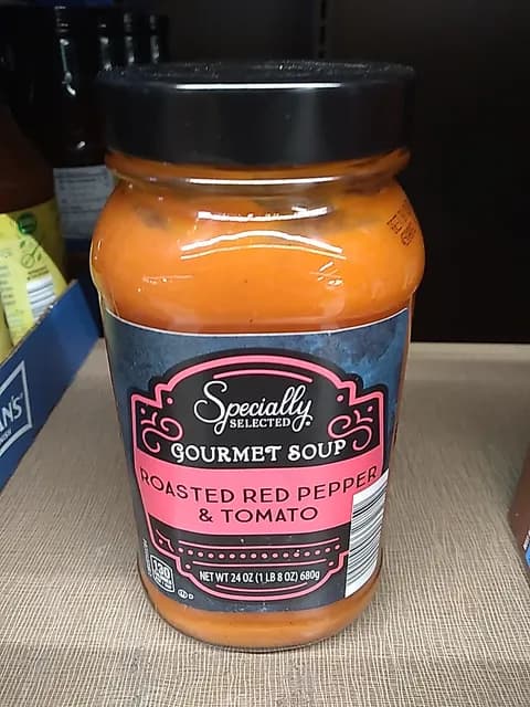 Is it Egg Free? Specially Selected Roasted Red Pepper & Tomato Gourmet Soup