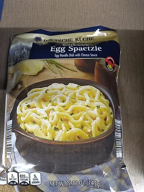 Is it Egg Free? Deutsche Kuche Cheese Egg Spaetzle