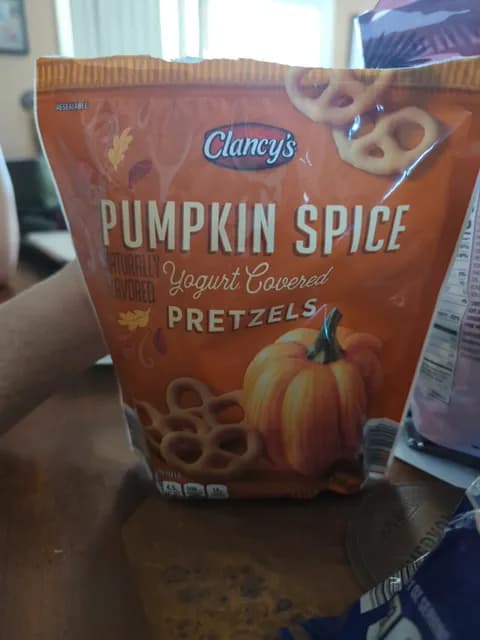 Is it Soy Free? Clancy's Pumpkin Spice Yogurt Covered Pretzels