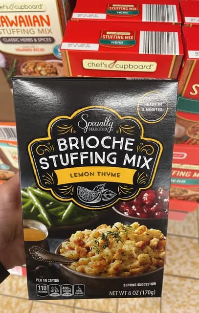 Is it Gelatin free? Specially Selected Brioche Stuffing Mix Lemon Thyme