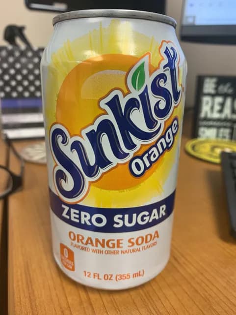 Is it Soy Free? Sunkist Orange Zero Sugar Orange Soda