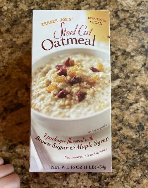 Is it Gluten Free? Trader Joe’s Brown Sugar & Maple Syrup Steel Cut Oatmeal